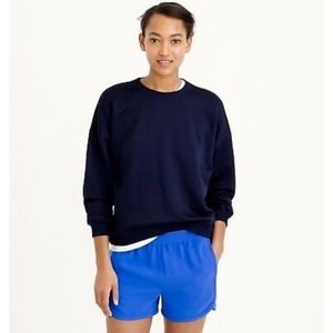J Crew Brushed Terry Pullover Sweatshirt